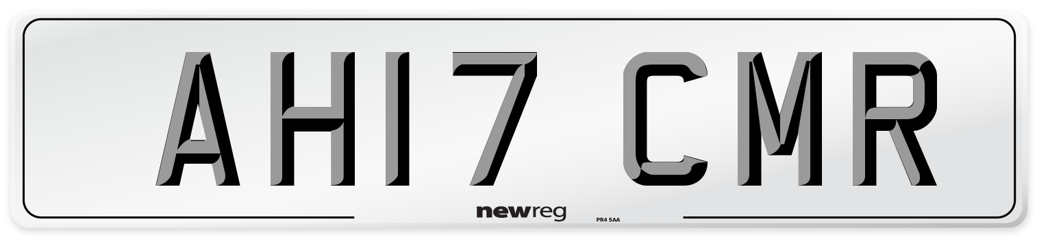 AH17 CMR Number Plate from New Reg